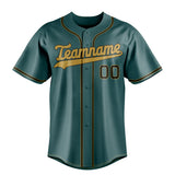 Custom Midnight Green & Black Color Fan Baseball Jersey BB01240531JZ452