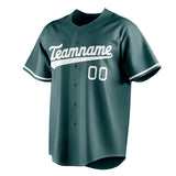 Custom Midnight Green & White Color Fan Baseball Jersey BB01240531JZ453