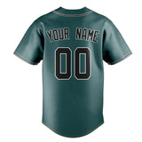 Custom Midnight Green & Black Color Fan Baseball Jersey BB01240531JZ454