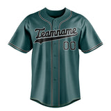 Custom Midnight Green & Black Color Fan Baseball Jersey BB01240531JZ454