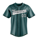 Custom Midnight Green & White Color Fan Baseball Jersey BB01240531JZ457