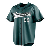 Custom Midnight Green & White Color Fan Baseball Jersey BB01240531JZ457