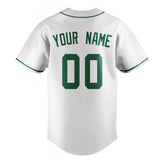 Custom White & Kelly Green Color Fan Baseball Jersey BB01240531LH501