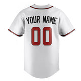 Custom White & Red Color Fan Baseball Jersey BB01240531LH515