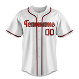 Custom White & Red Color Fan Baseball Jersey BB01240531LH515