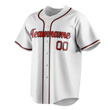 Custom White & Red Color Fan Baseball Jersey BB01240531LH515