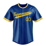 Custom Royal & Gold Color Fan Baseball Jersey BB01240531TY367