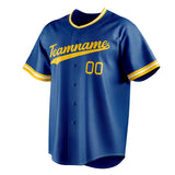 Custom Royal & Gold Color Fan Baseball Jersey BB01240531TY367