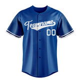 Custom Royal & White Color Fan Baseball Jersey BB01240531TY370