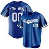 Custom Royal & White Color Fan Baseball Jersey BB01240531TY370