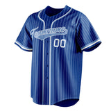 Custom Royal & Light Blue White Pinstripe Fan Baseball Jersey BB01240531TY371