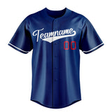 Custom Royal & White Color Fan Baseball Jersey BB01240531TY373