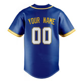 Custom Royal & White Color Fan Baseball Jersey BB01240531TY374