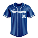 Custom Royal & White Color Fan Baseball Jersey BB01240531TY376