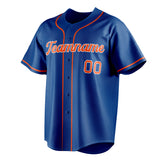 Custom Royal & Orange Color Fan Baseball Jersey BB01240531TY377