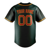 Custom Green & Red Color Fan Baseball Jersey BB01240531TY401