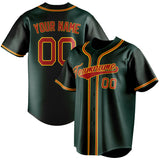 Custom Green & Red Color Fan Baseball Jersey BB01240531TY401