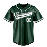 Custom Green & White Color Fan Baseball Jersey BB01240531TY402