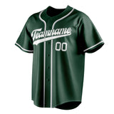 Custom Green & White Color Fan Baseball Jersey BB01240531TY402