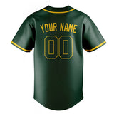 Custom Green & Gold Color Fan Baseball Jersey BB01240531TY406