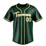 Custom Green & White Color Fan Baseball Jersey BB01240531TY409