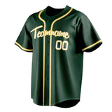 Custom Green & White Color Fan Baseball Jersey BB01240531TY409