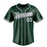 Custom Green & Gray Color Fan Baseball Jersey BB01240531TY415