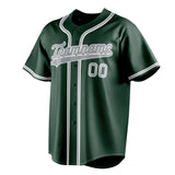 Custom Green & Gray Color Fan Baseball Jersey BB01240531TY415