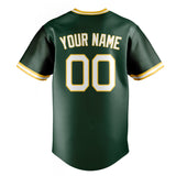 Custom Green & White Color Fan Baseball Jersey BB01240531TY416