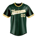 Custom Green & White Color Fan Baseball Jersey BB01240531TY416