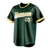 Custom Green & White Color Fan Baseball Jersey BB01240531TY416