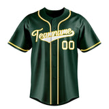 Custom Green & White Color Fan Baseball Jersey BB01240531TY419