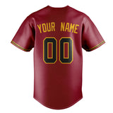 Custom Maroon & Gold Color Fan Baseball Jersey BB01240531WX470