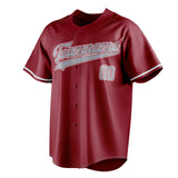 Custom Maroon & Gray Color Fan Baseball Jersey BB01240531WX477