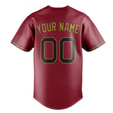 Custom Maroon & Old Gold Color Fan Baseball Jersey BB01240531WX489