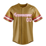 Custom Old Gold & White Color Fan Baseball Jersey BB01240531WX532