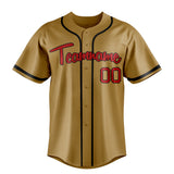 Custom Old Gold & Red Color Fan Baseball Jersey BB01240531WX534