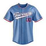 Custom Light Blue & White Color Fan Baseball Jersey BB01240531WY461