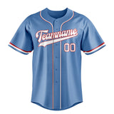 Custom Light Blue & White Color Fan Baseball Jersey BB01240531WY469