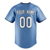 Custom Light Blue & White Color Fan Baseball Jersey BB01240531WY472