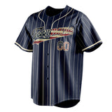 Custom Navy & Cream Vintage USA Flag Fan Baseball Jersey BB01240531WY480