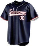 Custom Navy & White Color Fan Baseball Jersey BB01240531WY489