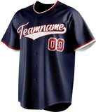 Custom Navy & White Color Fan Baseball Jersey BB01240531WY492