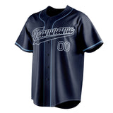 Custom Navy & Powder Blue Color Fan Baseball Jersey BB01240531WY493