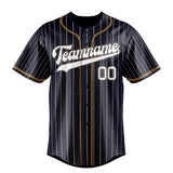 Custom Navy & White White Pinstripe Fan Baseball Jersey BB01240531WY495