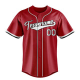 Custom Red & White Color Fan Baseball Jersey BB01240531XJ400