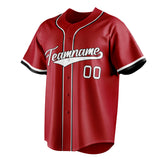 Custom Red & White Color Fan Baseball Jersey BB01240531XJ400