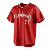 Custom Red & White Color Fan Baseball Jersey BB01240531XJ404