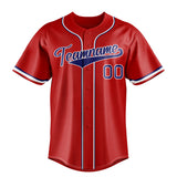 Custom Red & Royal Color Fan Baseball Jersey BB01240531XJ405