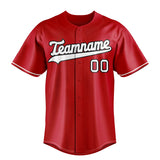 Custom Red & White Color Fan Baseball Jersey BB01240531XJ407